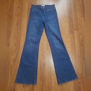 Madewell Flea Market Flare Jeans sz 27 blue medium wash